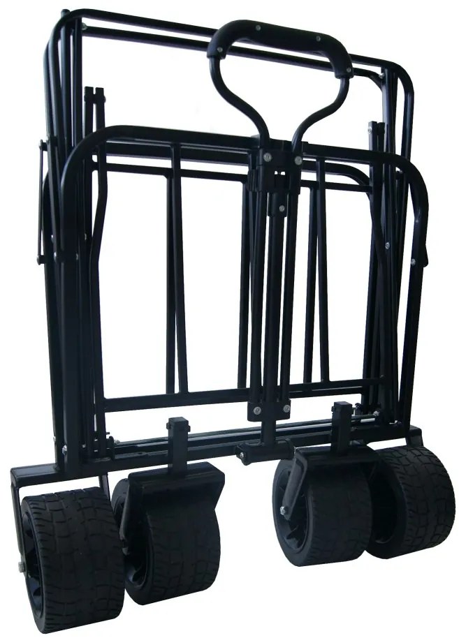 Cărucior de transport pliabil - premium 150 L Portocalie
