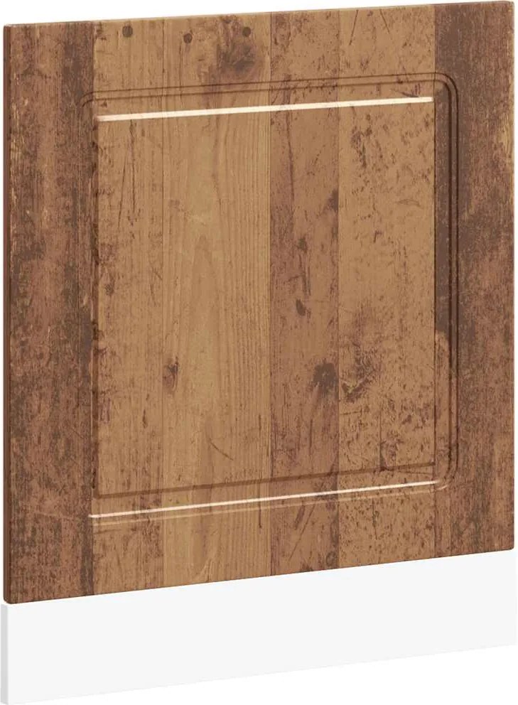 vidaXL Panou pentru mașină de spălat vase Lemn vechi Lemn prelucrat