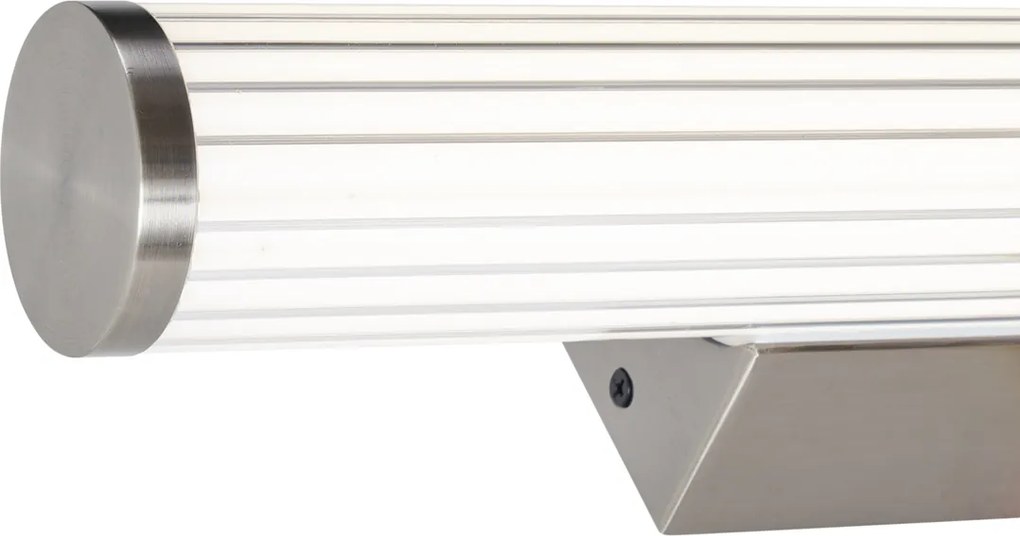 Aplică de perete retro Gunmetal 40,4 cm Inclusiv LED IP44 - Coco