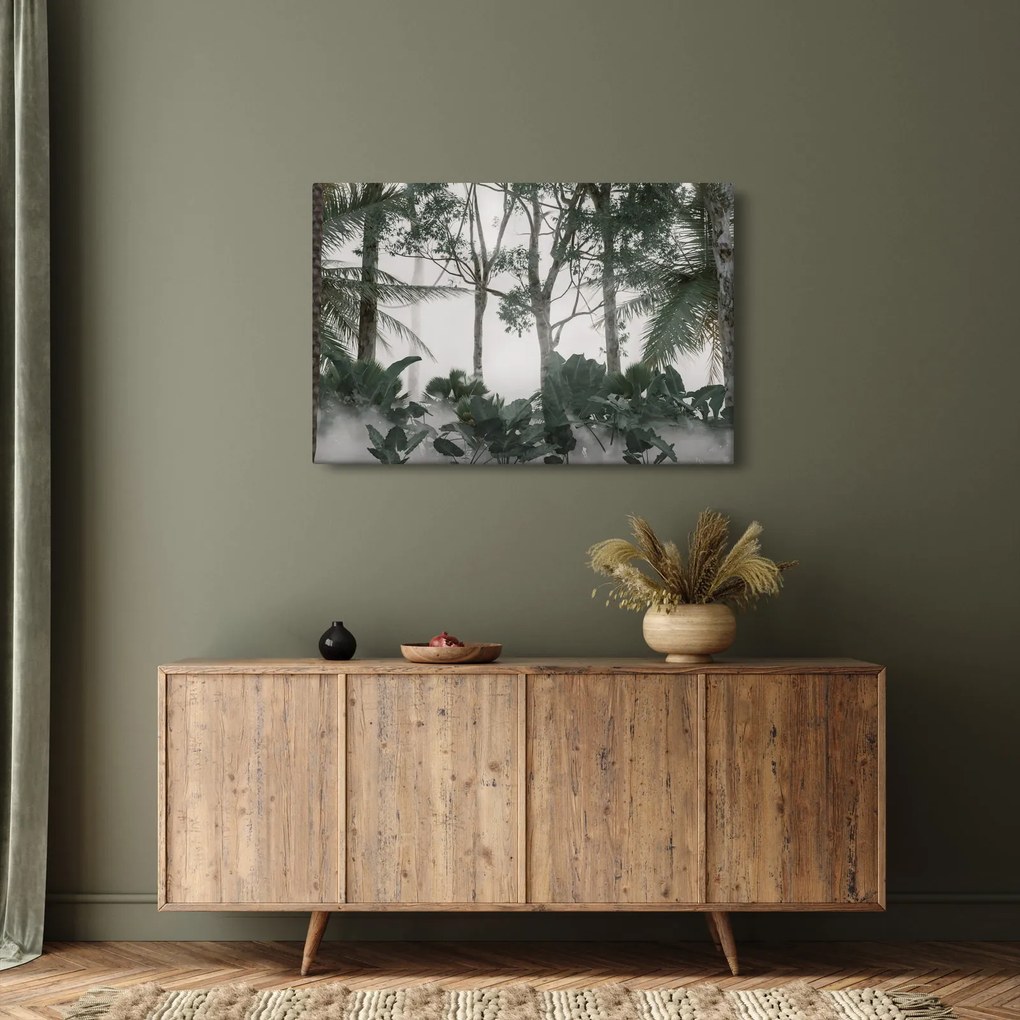 Tablou - Jungla în ceața dimineții (90x60 cm)