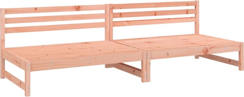 vidaXL Canapele de mijloc grădină 2 buc. 120x80cm lemn masiv douglas