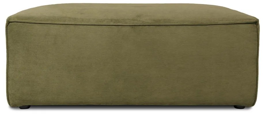 Taburet / puf tapițat verde Sting - Scandic