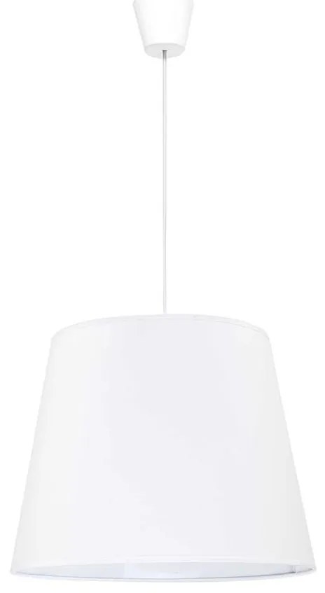 Lustră pe cablu ECO 1xE27/40W/230V alb