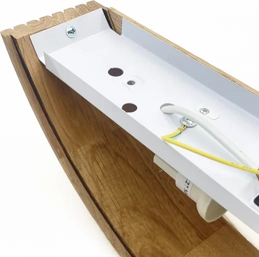 Brilagi - Lampă de perete LED CARVALHO MODERN 1xE27/60W/230V stejar