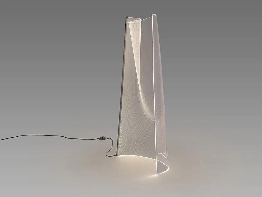 Lampadar LED design ultra-modern Velos crom