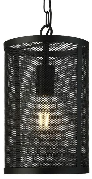 Searchlight - Lustră pe lanț FISHNET 1xE27/60W/230V negru