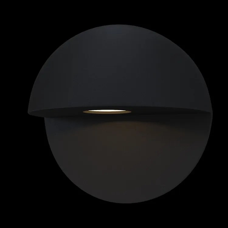 Aplica LED iluminat exterior IP55, design modern, 9cm Mezzo negru MYO033WL-L7B3K
