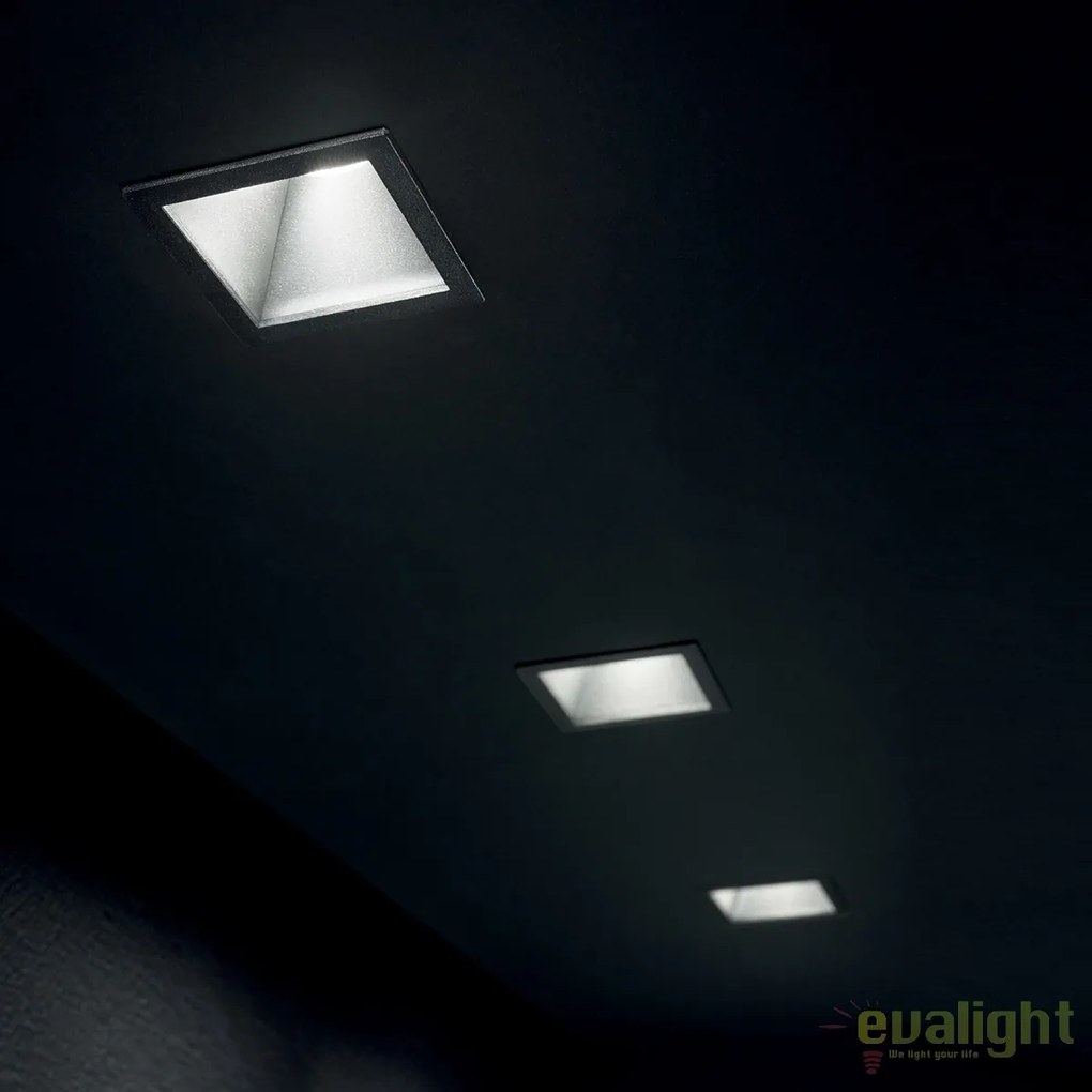 Spot LED incastrabil design modern GAME FI1 SQUARE alb / negru 192352