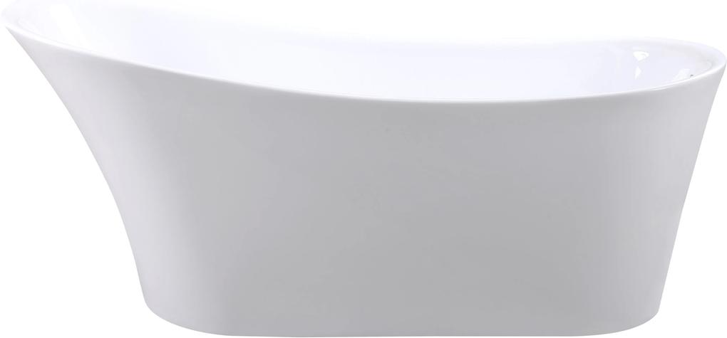 Besco Calima cadă freestanding 170x74 cm ovală alb #WAS-170-C