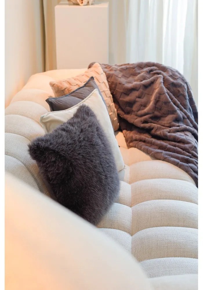 Pernă decorativă din micropluș/cocolino 45x45 cm Rava – Tiseco Home Studio