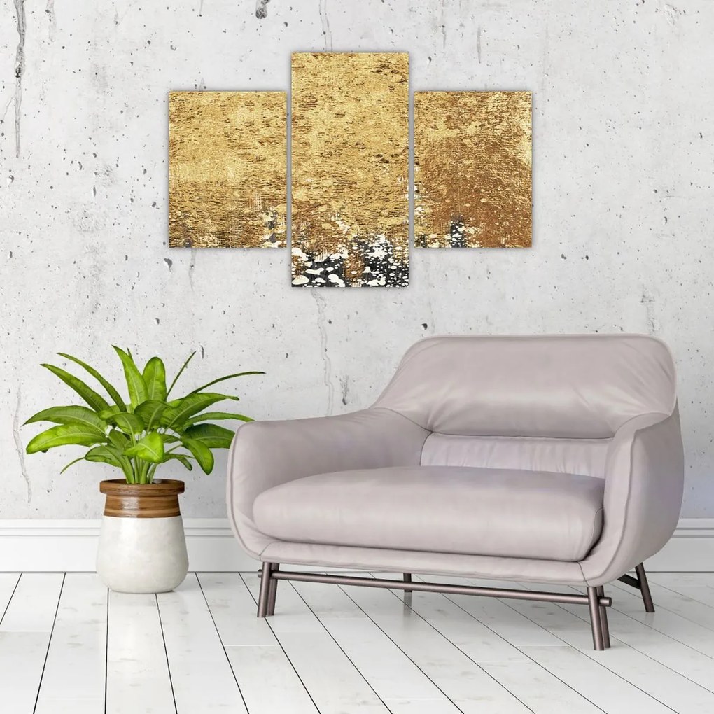 Tablou - Structura de aur N⁰3 (90x60 cm)