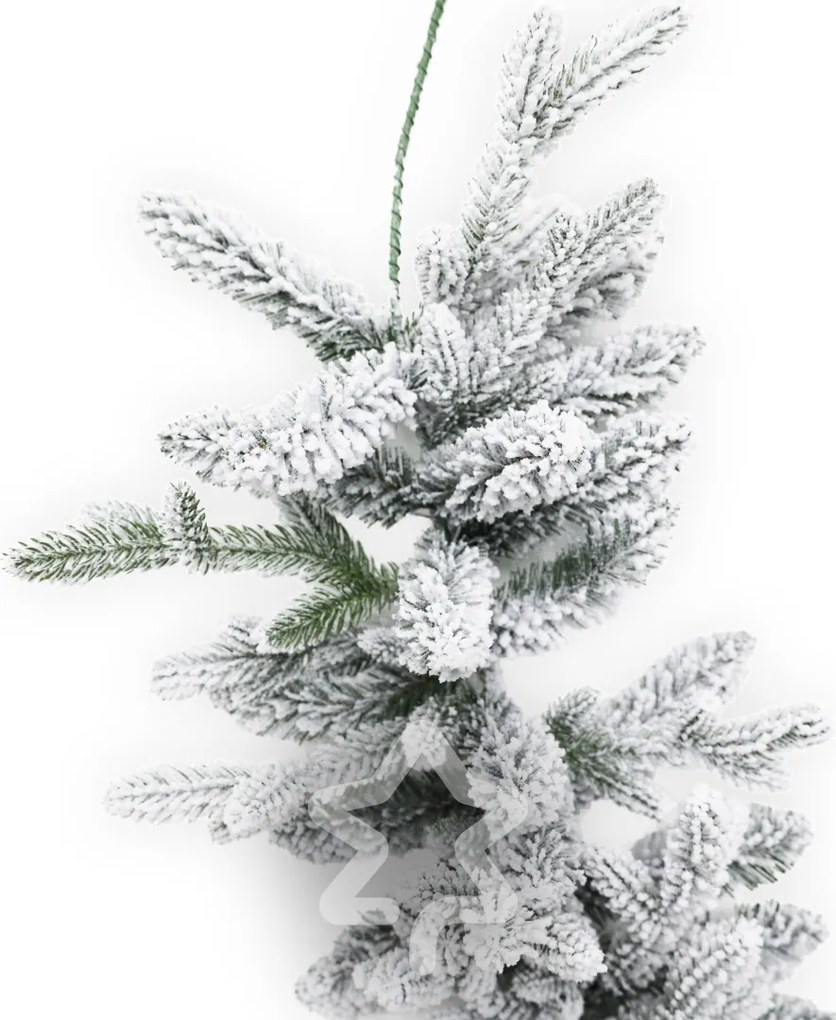 Ghirlandă Inzapezita 50 LED 60 cm