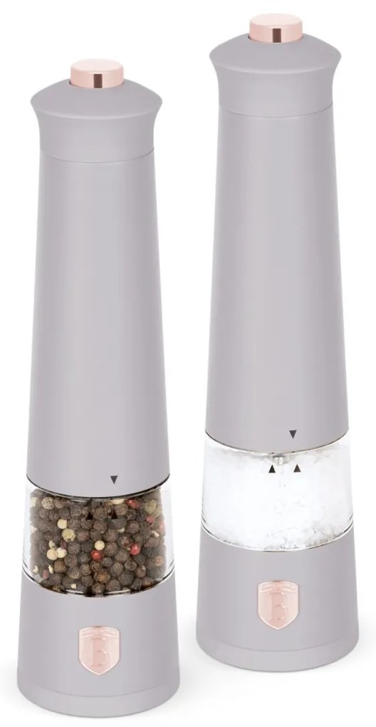Rasnite sare si piper 2 piese Taupe Berlinger Haus BH 9544