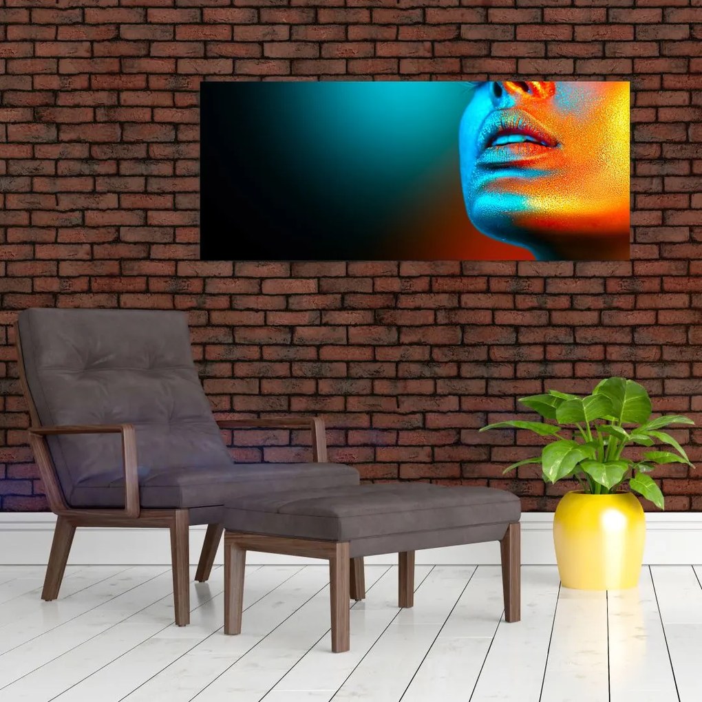 Tablou - Fața sclipitoare (120x50 cm)