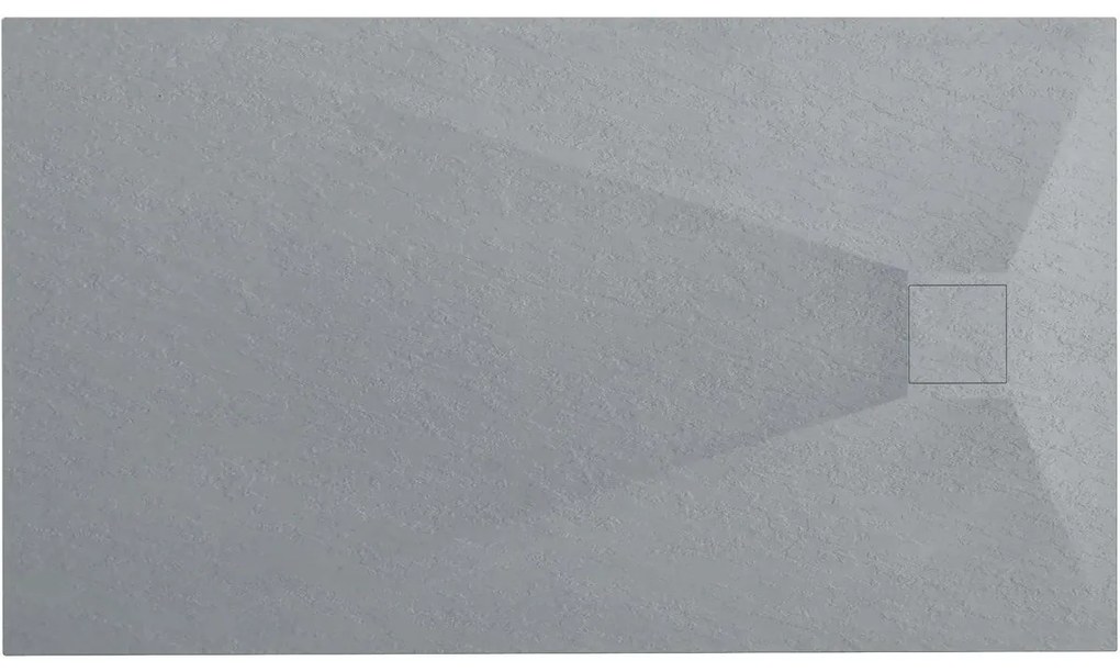 Rea Magnum Grey cadita de dus dreptunghiulara x80 cm gri REA-K4107
