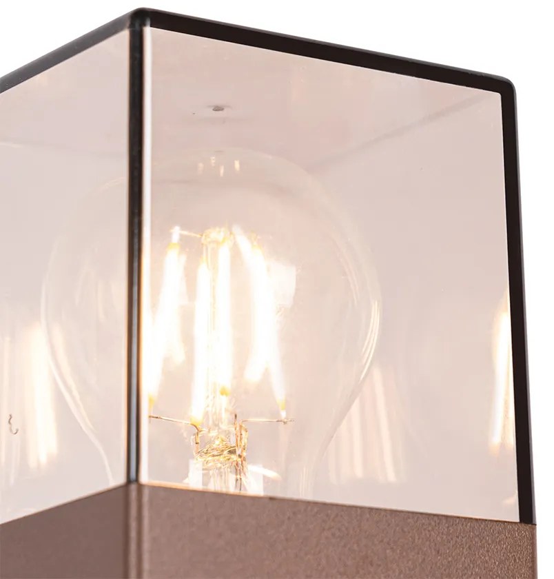 Lampă de exterior 70 cm maro ruginiu cu țăruș de pământ și glandă pentru cablu - Denmark