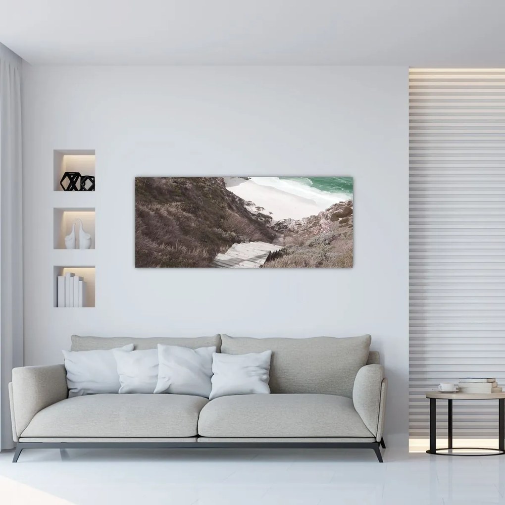 Tablou - Călătorie spre Marea de Smarald (120x50 cm)