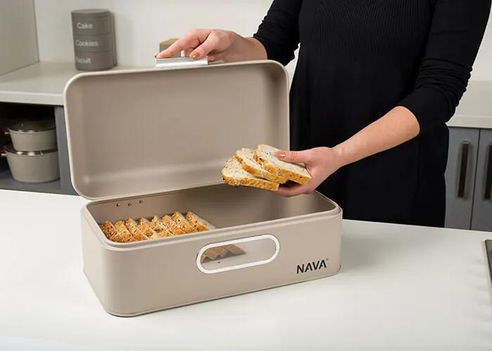 Cutie metalica depozitare pentru paine Misty NAVA NV 186 210