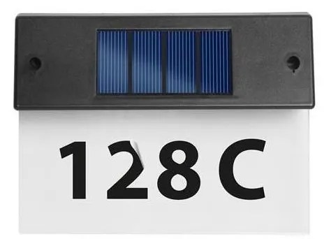 Număr LED solar de casă LED/1,2V/600 mAh IP44