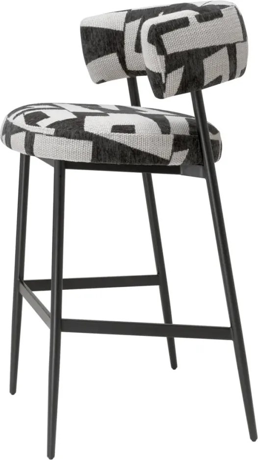 Scaun bar design LUX Bar Stool Folsom, Brooklyn black