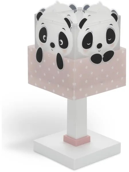 Lampă pentru copii PANDA 1xE14/40W/230V roz Dalber 63161S