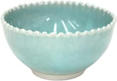 Bol din gresie ceramică Costa Nova Pearlaqua, ⌀ 16 cm, turcoaz
