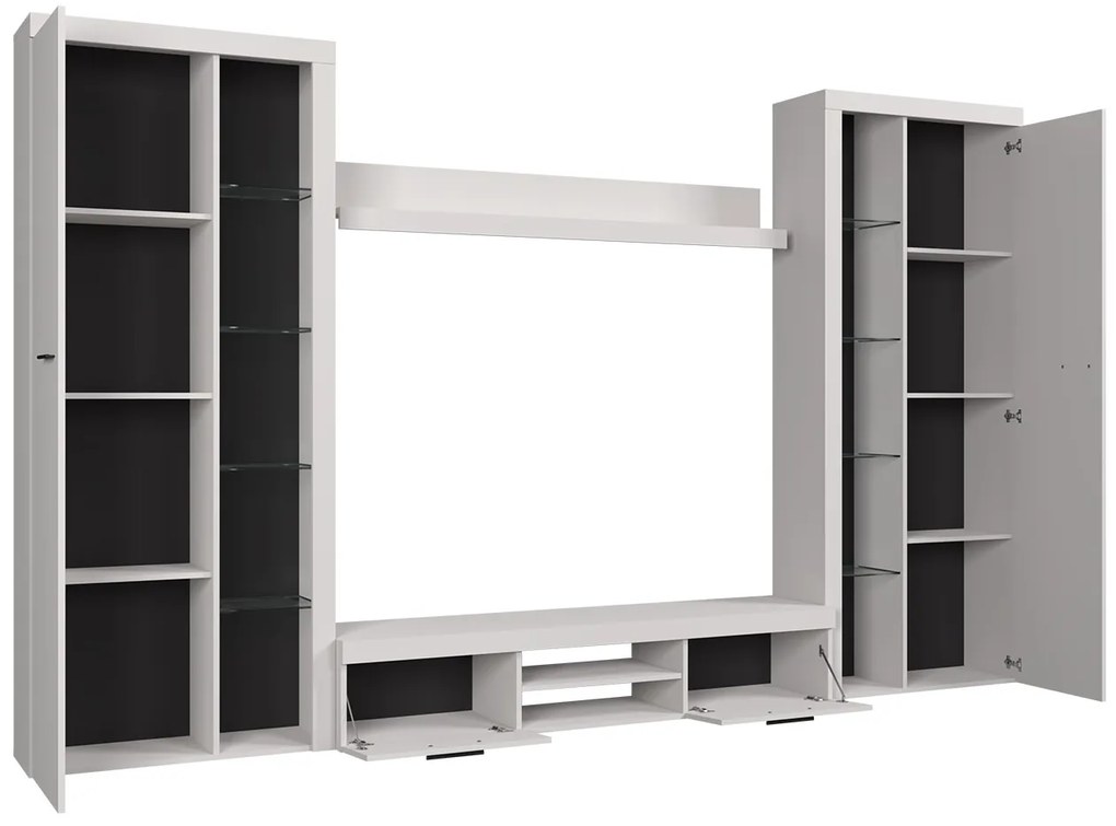 Mobilier living Rokara XL (stejar Lefkas) (fără iluminat). 1058315
