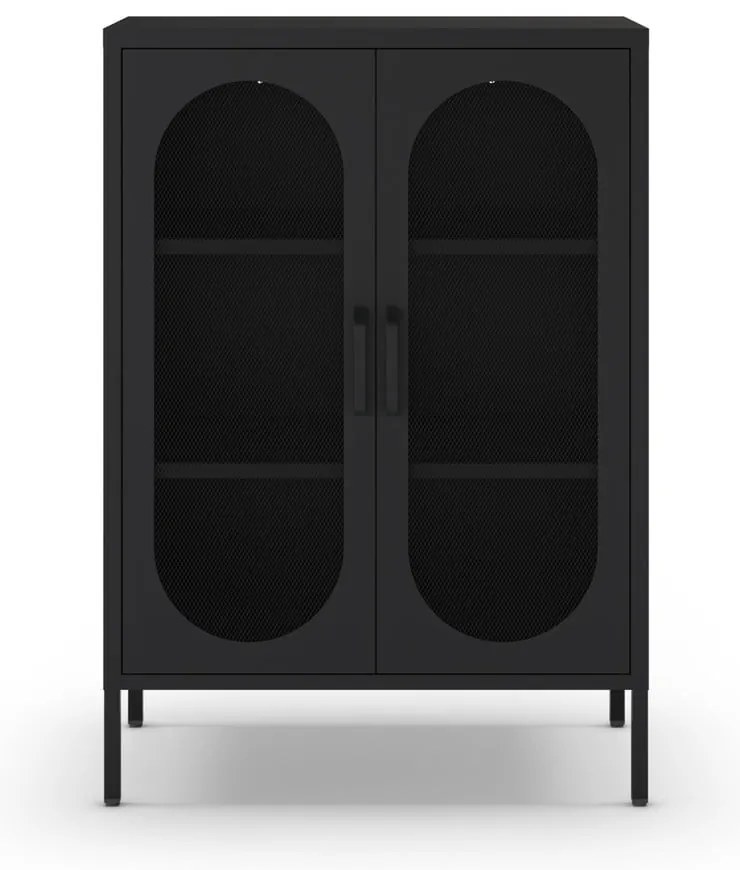 Dulap negru 70x100 cm Diora – Marckeric