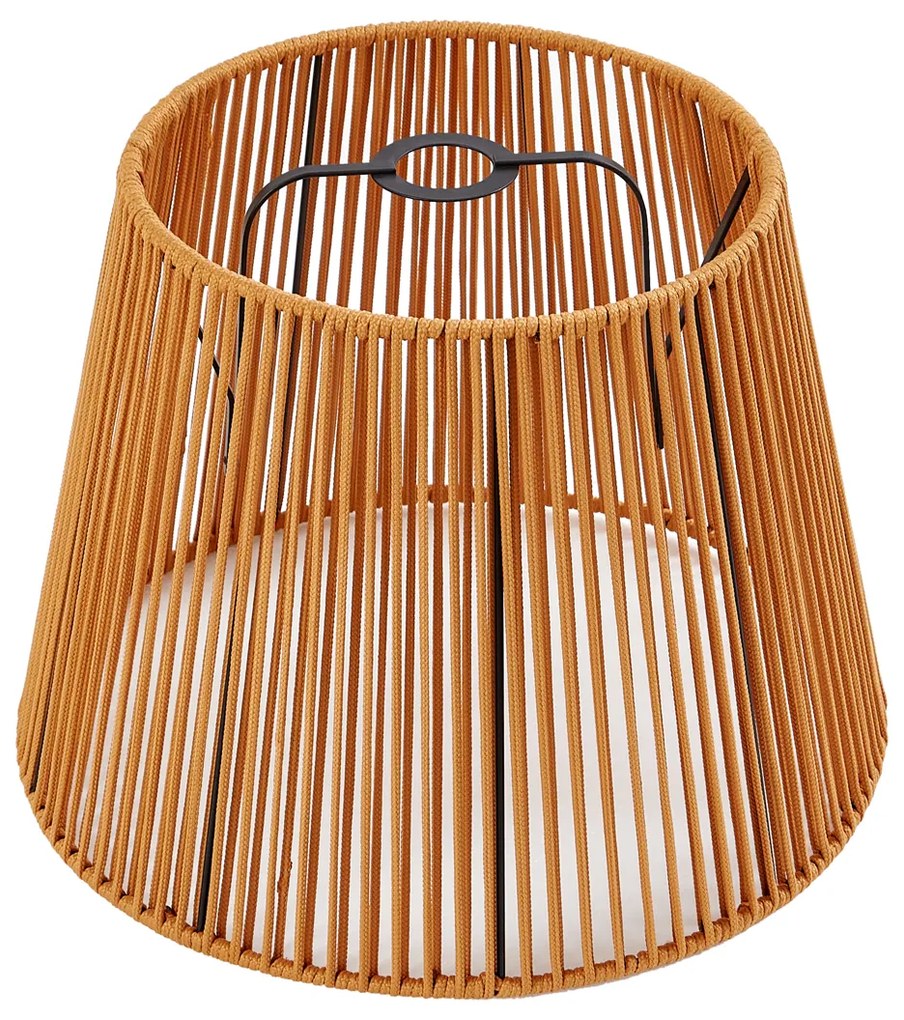 Abajur de exterior cu frânghie portocalie IP54 40/28/30