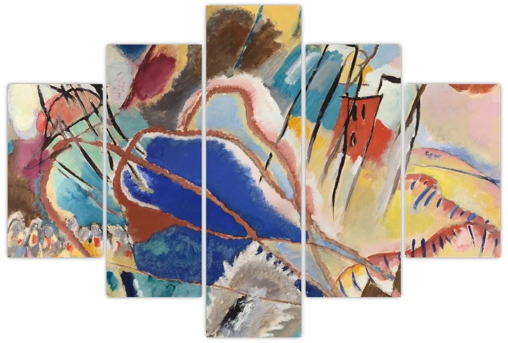 Tablou - Vasily Kandinsky, Improvisation No. 30 (Cannons), reproducere (150x105 cm)