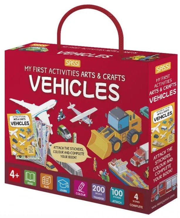 PRIMUL SET DE ARTA & LUCRU MANUAL - VEHICULE - SASSI (978-88-303-1164-0)