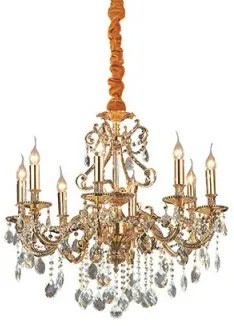 Candelabru clasic cristal 8 becuri E14 GIOCONDA 060514 IDEAL LUX