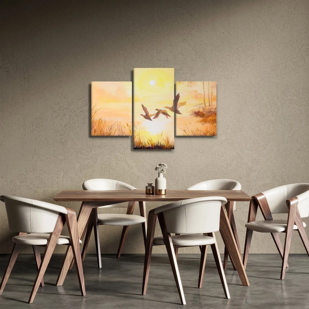 Tablou - Macarale la apus de soare (90x60 cm)