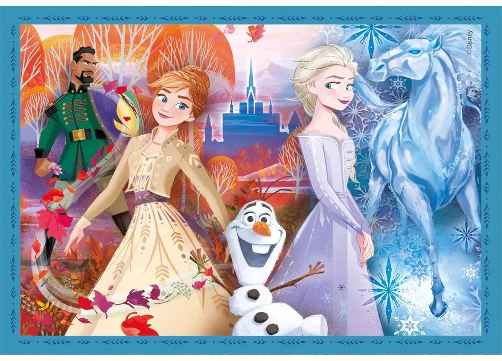 Disney Regatul de gheață Echoes Puzzle 4-în-1 Clementoni