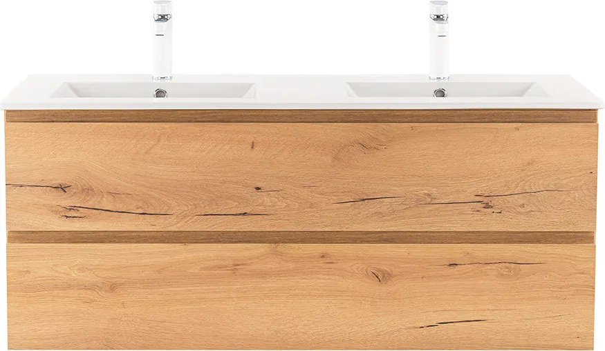 Vario Pull 120 dulap de bază cu chiuvetă stejar-oak