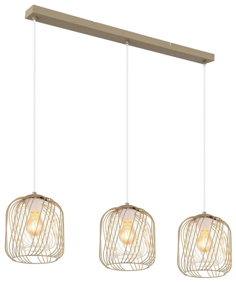 Globo 15965-3H - Lustră suspendată pe cablu DICHTI, 3x E27/40W/230V