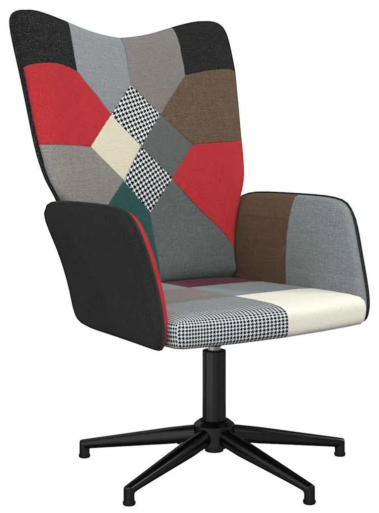 vidaXL Scaun de relaxare, material textil, petice