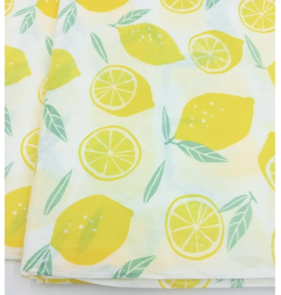 Fata de masa PVC LEMON 130x180 cm, galben