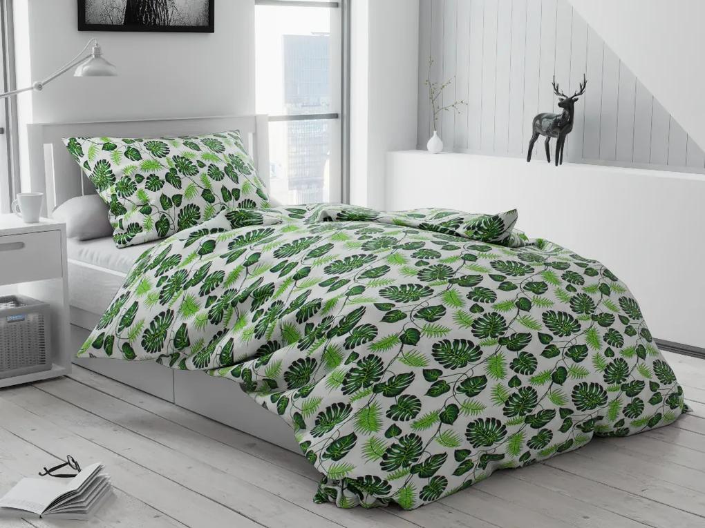Lenjerie de pat creponată Culoare Verde, NIZANA Dimensiune lenjerie de pat: 70x90 cm, 140x200 cm