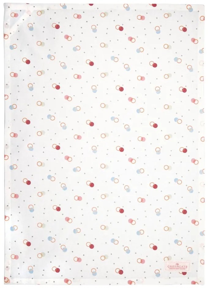 Prosop din bumbac Green Gate Kylie, 50x70 cm, alb