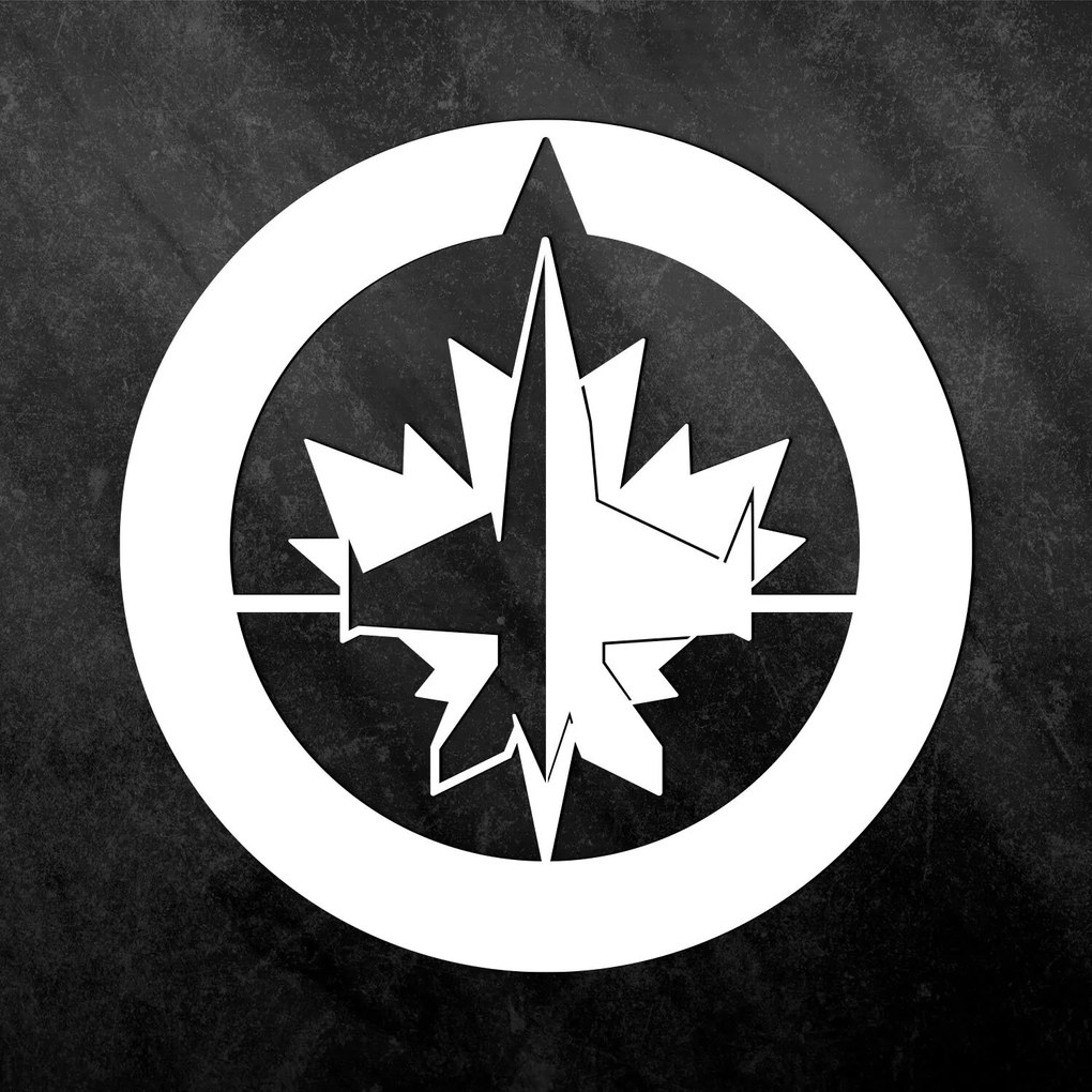 DUBLEZ | Logo din lemn - Winnipeg Jets