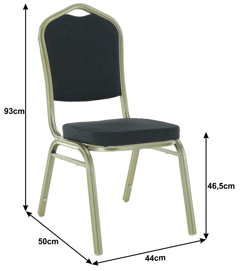 Scaun, gri/champagne, ZINA 2 NEW