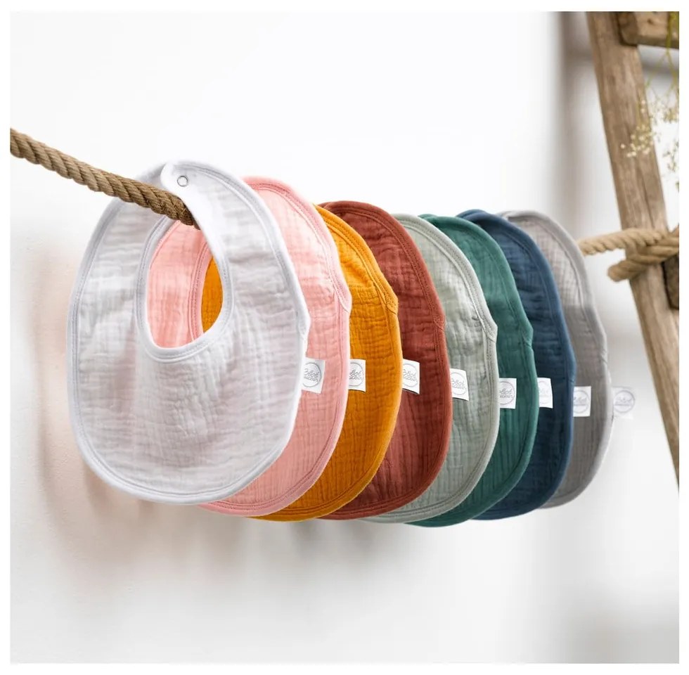 Bavete verde 2 buc. din muselină – Bébé Douceur