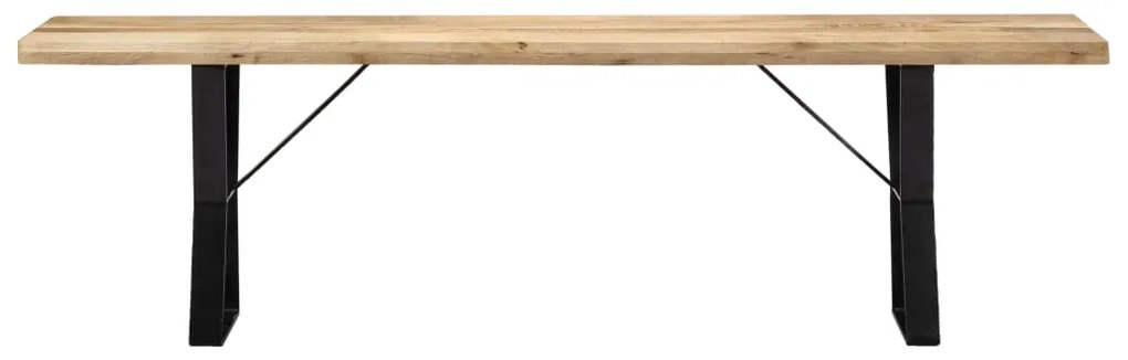 Banca, 160 cm, lemn masiv de mango Maro, 160 cm