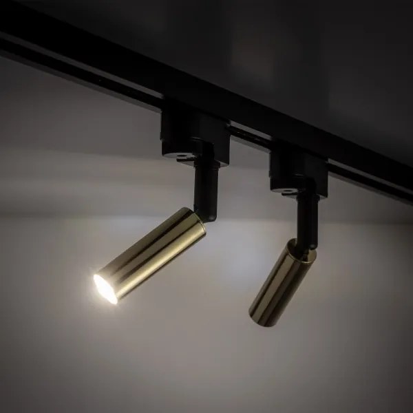 Spot LED pentru sistem de șină LAGOS 1xG9/3W/230V auriu/negru