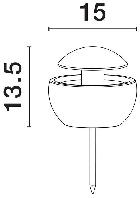 Tarus cu lampa iluminat exterior decorativ IP65 MINOR