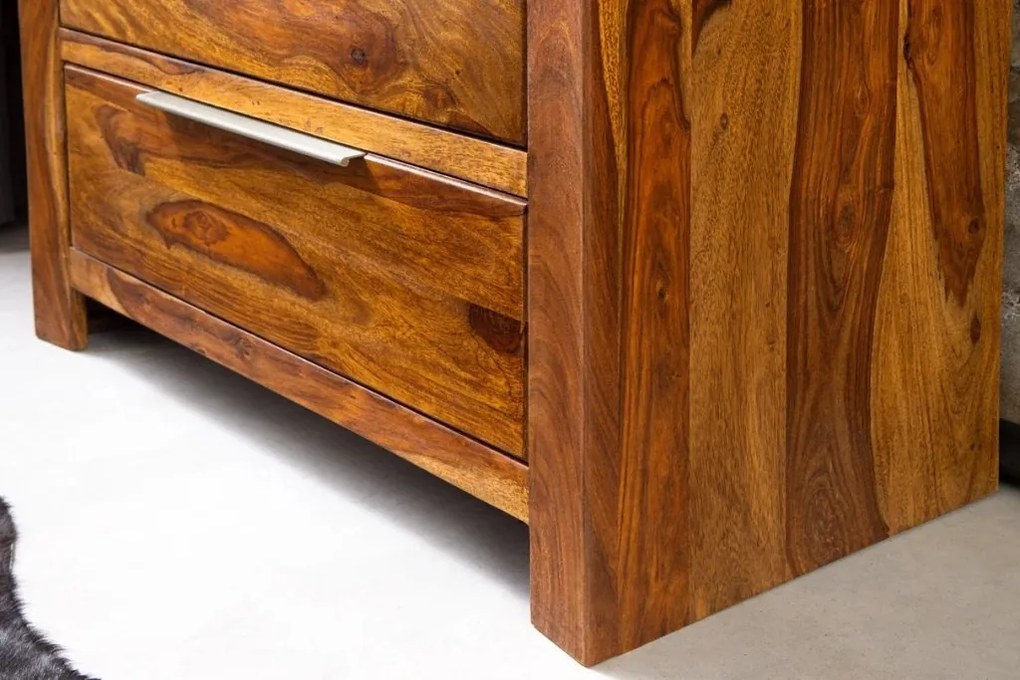 Comoda cu 4 sertare din lemn masiv PURE 100cm