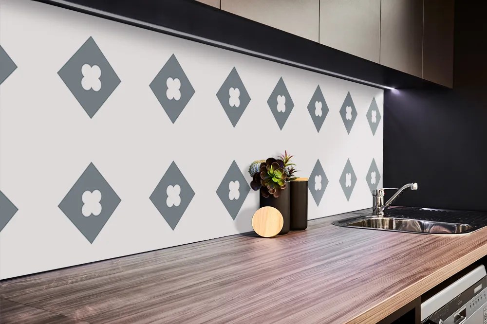 Panou decorativ bucatarie Model în diamante