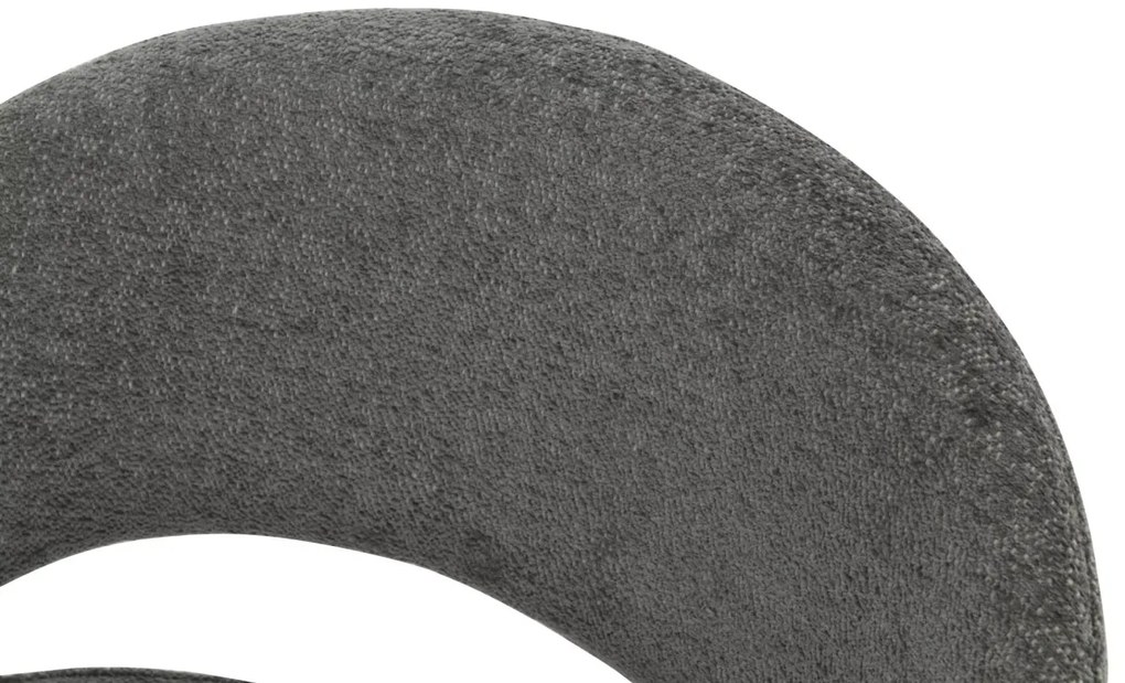 Scaun Borgo gri inchis/negru Raven18