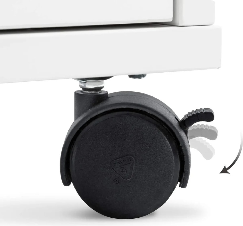 MANIA204 - Masuta manichiura, 118 cm, cu pernita, masa cosmetica - Alba